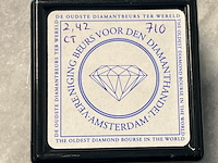 Diamant - 2.42 carat natuurlijke diamant briljant geslepen - afbeelding 2 van  4