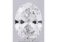 Diamant - 2.51 carat ovaal geslepen diamant (gecertificeerd) - afbeelding 1 van  4