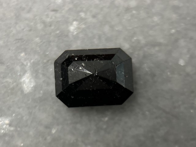 Diamant - 2.51 carat zwarte natuurlijke diamant - afbeelding 3 van  6