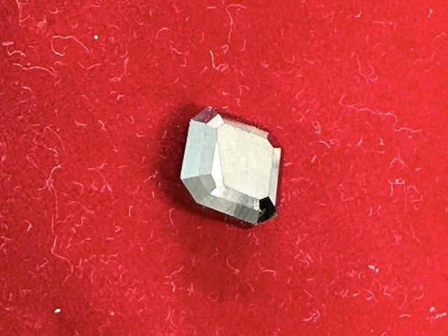 Diamant - 2.96 carat natuurlijke zwarte diamant in vierkant smaragd vorm (gecertificeerd) - afbeelding 2 van  6
