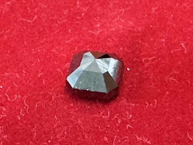 Diamant - 2.96 carat natuurlijke zwarte diamant in vierkant smaragd vorm (gecertificeerd) - afbeelding 4 van  6