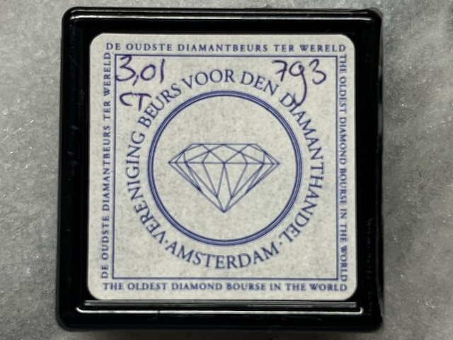 Diamant - 3.01 carat natuurlijke diamant - afbeelding 2 van  4