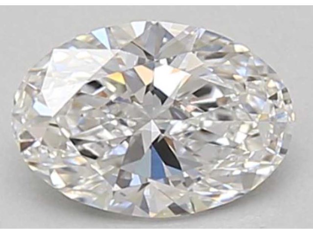 Diamant - 3.01 carat ovaal geslepen geslepen diamant (gecertificeerd) - afbeelding 1 van  4