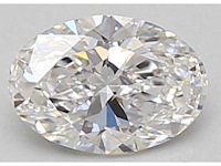 Diamant - 3.01 carat ovaal geslepen geslepen diamant (gecertificeerd) - afbeelding 1 van  4