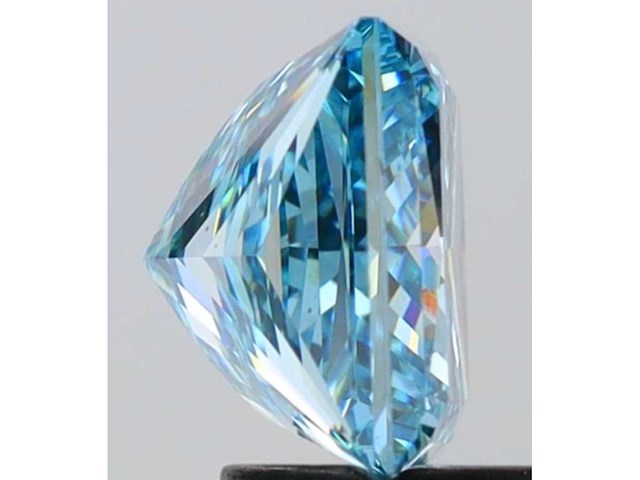 Diamant - 3.01 carat prinses geslepen diamant (gecertificeerd) - afbeelding 2 van  4