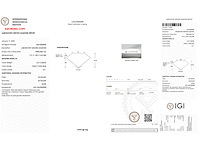 Diamant - 3.01 carat prinses geslepen diamant (gecertificeerd) - afbeelding 3 van  4