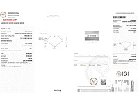 Diamant - 3.01 carat prinses geslepen diamant (gecertificeerd) - afbeelding 4 van  4