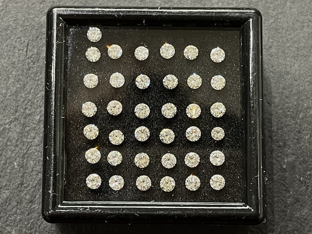 Diamant - 3.04 carat natuurlijke briljant geslepen diamant - afbeelding 1 van  4