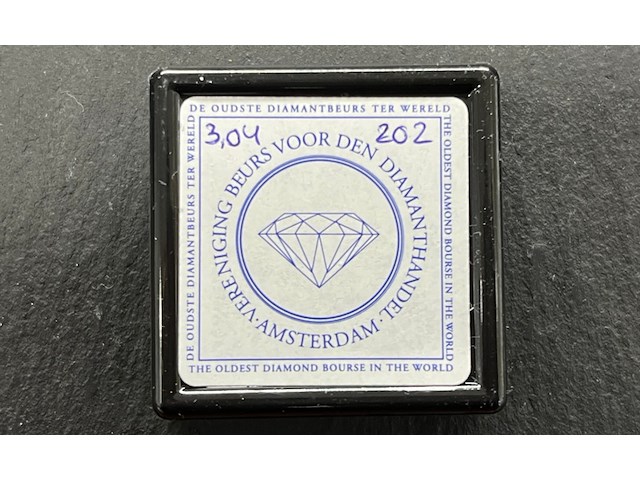 Diamant - 3.04 carat natuurlijke briljant geslepen diamant - afbeelding 2 van  4