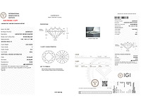 Diamant - 3.05 carat briljant geslepen diamant (gecertificeerd) - afbeelding 4 van  4