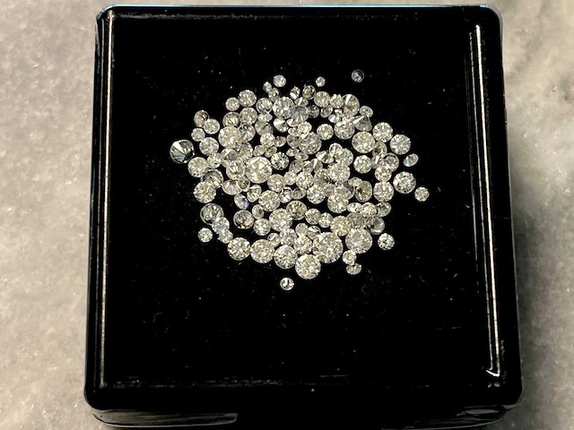 Diamant - 3.05 carat natuurlijke diamant briljant geslepen - afbeelding 1 van  3