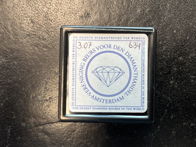 Diamant - 3.07 carat natuurlijke diamant - afbeelding 2 van  4