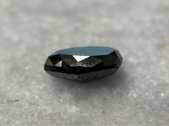 Diamant - 3.11 carat zwarte natuurlijke diamant - afbeelding 2 van  5