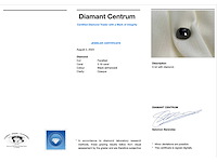 Diamant - 3.16 carat echte natuurlijke zwarte diamant (gecertificeerd) - afbeelding 3 van  3