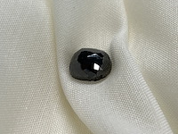 Diamant - 3.16 carat natuurlijke zwarte diamant (gecertificeerd) - afbeelding 1 van  4