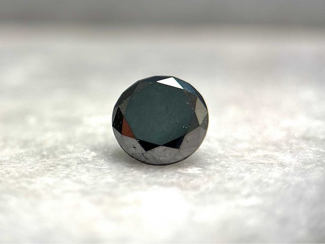 Diamant - 3.27 carat echte natuurlijke zwarte diamant - afbeelding 1 van  4