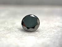 Diamant - 3.27 carat echte natuurlijke zwarte diamant - afbeelding 1 van  4