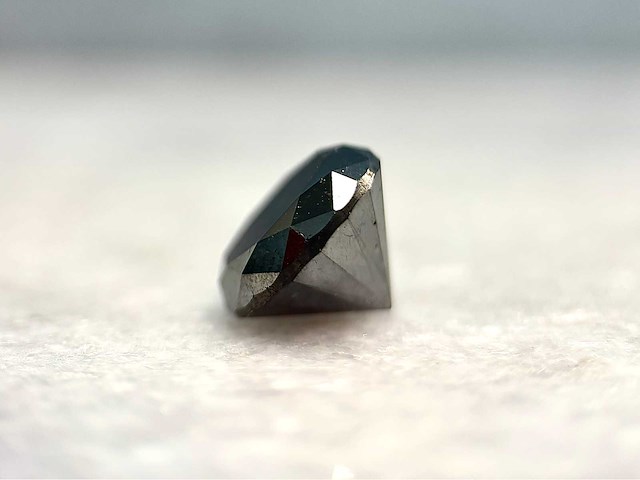 Diamant - 3.27 carat echte natuurlijke zwarte diamant - afbeelding 2 van  4