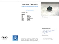 Diamant - 3.27 carat echte natuurlijke zwarte diamant - afbeelding 3 van  4