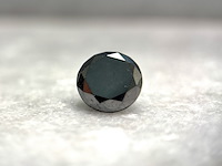 Diamant - 3.27 carat natuurlijke zwarte diamant - afbeelding 1 van  5