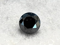 Diamant - 3.65 carat natuurlijke zwarte diamant