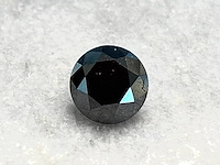 Diamant - 3.65 carat natuurlijke zwarte diamant