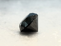 Diamant - 3.66 carat natuurlijke zwarte diamant - afbeelding 2 van  5