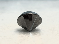 Diamant - 3.66 carat natuurlijke zwarte diamant - afbeelding 3 van  5