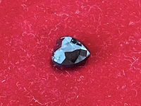 Diamant - 3.81 carat natuurlijke zwarte diamant in hart vorm (gecertificeerd) - afbeelding 4 van  7