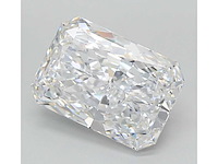 Diamant - 4.01 carat radiant geslepen diamant (gecertificeerd) - afbeelding 1 van  4