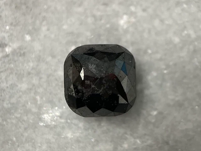 Diamant - 4.01 carat zwarte natuurlijke diamant - afbeelding 3 van  6