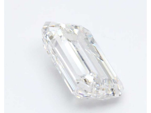 Diamant - 4.02 carat emerald geslepen diamant (gecertificeerd) - afbeelding 2 van  4