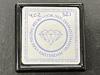Diamant - 4.02 carat natuurlijke briljant geslepen diamant - afbeelding 2 van  4