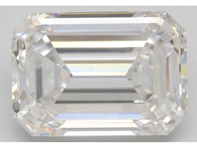 Diamant - 4.08 carat emerald geslepen diamant (gecertificeerd) - afbeelding 1 van  4