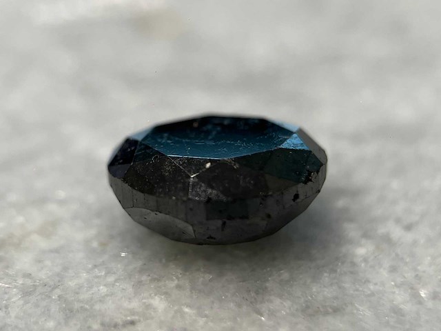 Diamant - 4.16 carat zwarte natuurlijke diamant - afbeelding 2 van  5