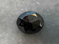 Diamant - 4.16 carat zwarte natuurlijke diamant - afbeelding 4 van  5