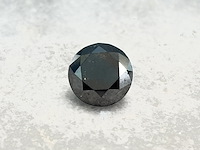 Diamant - 4.19 carat natuurlijke zwarte diamant - afbeelding 1 van  5