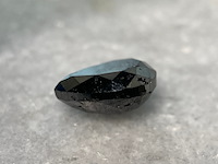 Diamant - 4.37 carat zwarte natuurlijke diamant - afbeelding 2 van  6