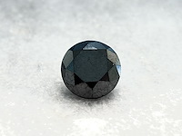 Diamant - 4.81 carat natuurlijke zwarte diamant