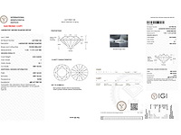 Diamant - 5.00 carat briljant geslepen diamant (gecertificeerd) - afbeelding 3 van  4