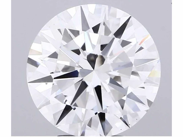 Diamant - 5.00 carat briljant geslepen diamant (gecertificeerd) - afbeelding 1 van  4