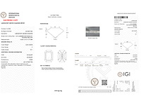 Diamant - 5.00 carat radiant geslepen diamant (gecertificeerd) - afbeelding 3 van  4