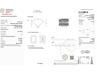 Diamant - 5.00 carat radiant geslepen diamant (gecertificeerd) - afbeelding 4 van  4