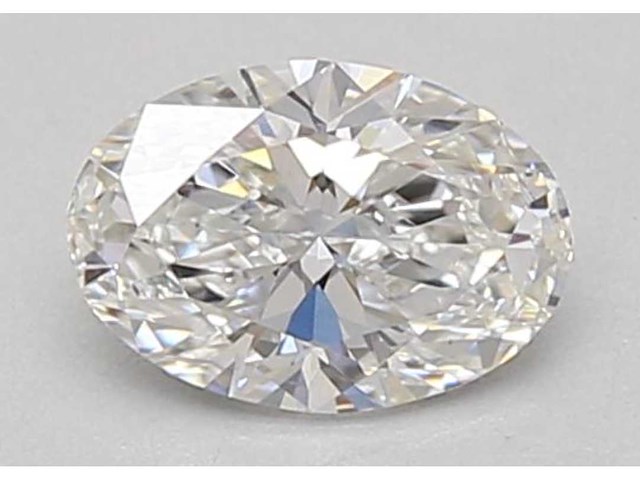 Diamant - 5.02 carat ovaal geslepen diamant (gecertificeerd) - afbeelding 1 van  4