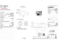 Diamant - 5.02 carat ovaal geslepen diamant (gecertificeerd) - afbeelding 3 van  4