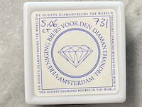 Diamant - 5.06 carat natuurlijke zwarte diamant (gecertificeerd) - afbeelding 2 van  4