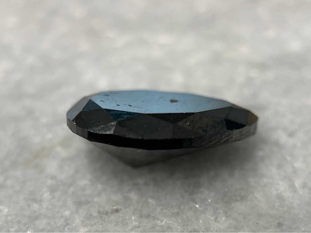 Diamant - 5.06 carat zwarte natuurlijke diamant - afbeelding 2 van  5