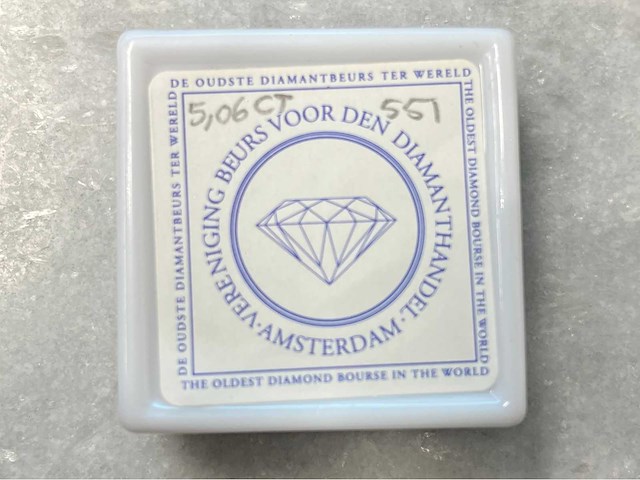 Diamant - 5.06 carat zwarte natuurlijke diamant - afbeelding 5 van  5