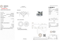 Diamant - 5.10 carat briljant geslepen diamant (gecertificeerd) - afbeelding 3 van  4
