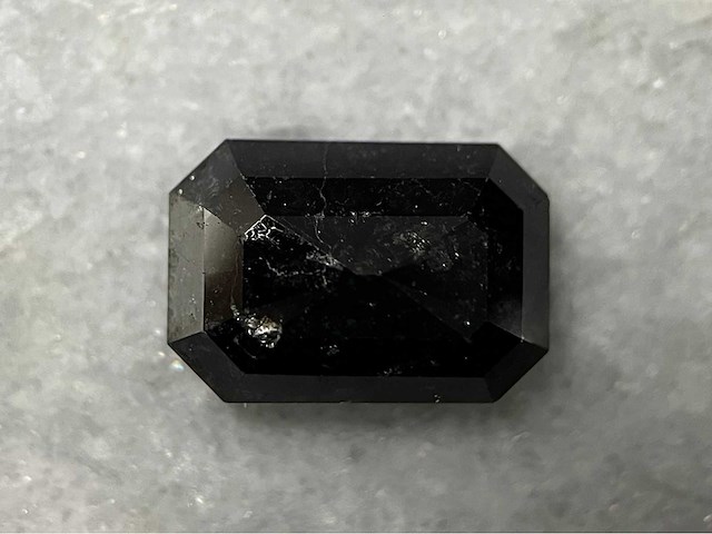 Diamant - 5.65 carat zwarte natuurlijke diamant - afbeelding 4 van  5